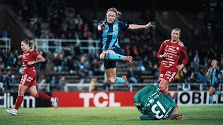 Highlights  Djurgården  Piteå IF 00  OBOS Damallsvenskan 2024 [upl. by Hteazile]