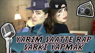 PINAR AKIN İLE 30 DAKİKADA RAP ŞARKISI YAPTIK  Haydi Yanımıza Gel [upl. by Asyar]