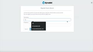 How to Register Your Own Name Servers at Dynadot [upl. by Amitak]