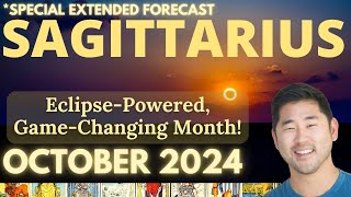 Sagittarius October 2024  WOAH Incredible Rare Abundance Is Coming Tarot Horoscope [upl. by Trygve]