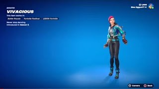 Fortnite Item Shop RARE Vivacious Emote Returns And Shade Gameplay [upl. by Lzeil]