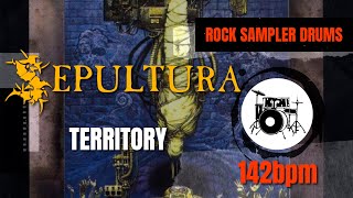 Sepultura  Territory DRUM TRACK 🥁 [upl. by Kaiser]