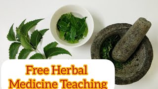 Free Herbal Medicine Teaching [upl. by Nylsaj]