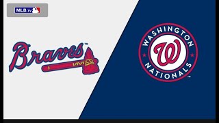 ATLANTA BRAVES VS WASHINGTON NATIONALS 2024 LIVE SCORE [upl. by Kilroy453]