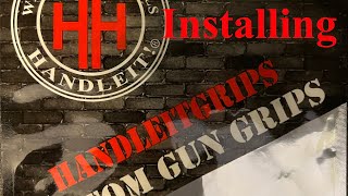 Handleit grips install [upl. by Latnahs]