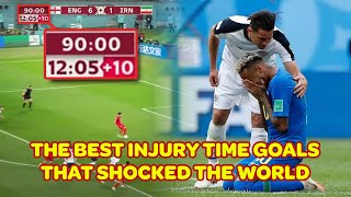 The Best Injury Time Goals that shocked the world [upl. by Allerie989]