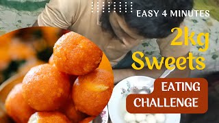 2kg sweets eating challenge [upl. by Nosle]