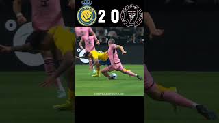 Al Nassr vs MIAMI Match 2024 Ronaldo vs Massi football ronaldo ytshorts [upl. by Barrington]