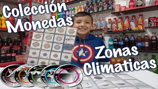 Te muestro la colección de monedas de las Zonas Climaticas [upl. by Ahsenar]