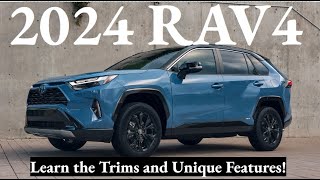 2024 Toyota RAV4 Trims Key Features and More [upl. by Aicineohp]