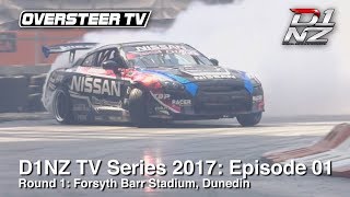 D1NZ Drifting TV Series 2017 EP01  R1 Forsyth Barr Stadium Dunedin [upl. by Aluino]