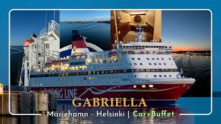 Viking Gabriella Mariehamn to Helsinki Buffet Breakfast amp Car [upl. by Areik]