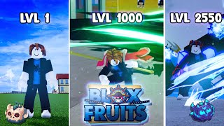 Aku Mencoba Menamatkan Blox Fruit Dari Level 1  2550 Max Level Roblox [upl. by Bevvy]