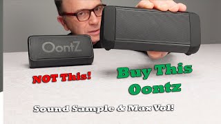 Oontz Angle 3 Ultra 4th Gen Bluetooth Speaker Max Volume amp Comparison with Oontz Angle 3 Shower ed [upl. by Carrissa]