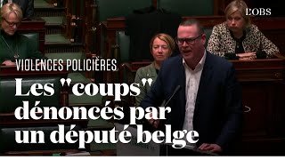 Ce député belge dénonce la quotrépressionquot policière en France [upl. by Eirallam]