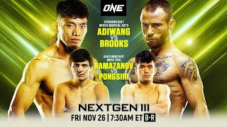 NEXTGEN III Filipino Lito Adiwang CLASHES With American Upstart Jarred Brooks  ONE Championship [upl. by Weintrob]