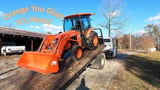 Delivering and Demoing Our New Kubota Tractor KubotaTractor [upl. by Aseek]