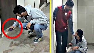 Taking Pictures In Bathroom Prank  AVRprankTV  Pranks In India [upl. by Wesla]