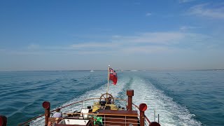 The Waverley Paddle steamer A trip around the Isle of Wight on 9th September 2023 [upl. by Dona596]