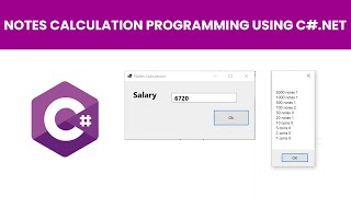 Notes Calculation Programming using Cnet [upl. by Ailil]