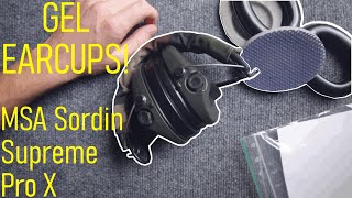 MSA Sordin Supreme Pro X  HOW TO CHANGE EARCUPS [upl. by Marilou]