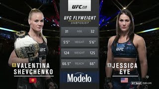 Valentina Shevchenko vs Jessica Eye [upl. by Tessie]