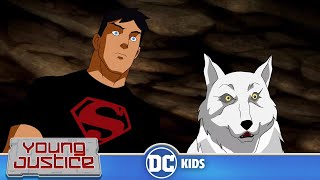 Young Justice  Superboy Goes on the Run  dckids [upl. by Enirahtak]