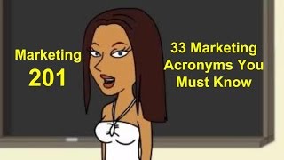 33 Marketing Acronyms You Need to Know [upl. by Nirad25]