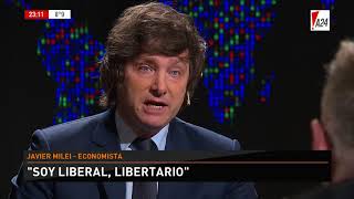 LNE  LUIS NOVARESIO ENTREVISTA  JAVIER MILEI quotSoy liberal libertarioquot [upl. by Corkhill625]