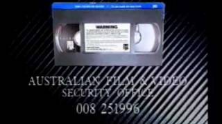 Australian Home Video Anti Piracy Advices [upl. by Junno708]