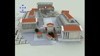 Roman Forum 3D buildings [upl. by Llertnad]