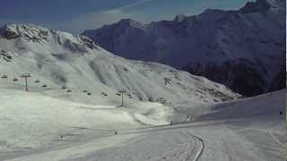 Skifahren in Sölden Ötztal Giggijoch 2013 [upl. by Imuyam]