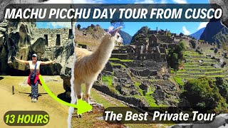 👉 1 DAY TOUR TO MACHUPICCHU FROM CUSCO with Private Tour Guide [upl. by Aettam]