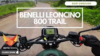 Benelli Leoncino 800 Trail  Engine Sound Only [upl. by Oniuqa]