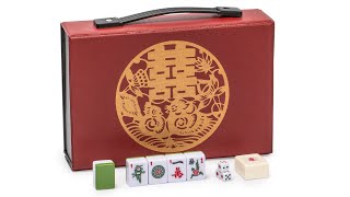 Chinese Mahjong Set quotBamboo Oasisquot [upl. by Aenaj81]