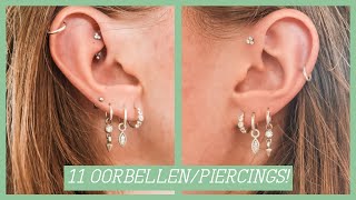 Alles over mijn 11 oorgaatjespiercings ★ oa Forward Helix Helix Rook Piercing ★ Things2Inspire [upl. by Treharne]