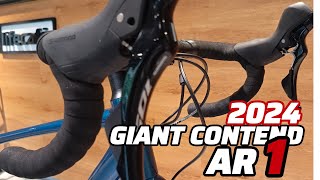 2024 GIANT CONTEND AR 1 SMALL SEA SPARKLE  WEIGHT  SHIMANO 105 12 SPEED [upl. by Yelsnik]