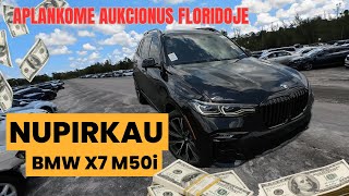 Nupirkau BMW X7 M50i blaskomes po visus Pietu Floridos aukcionus [upl. by Notgnirrac]