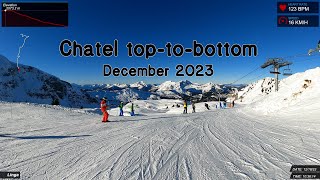 Chatel toptobottom  December 2023 [upl. by Ppilihp205]