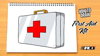 How to draw First Aid Kit Box [upl. by Pros]