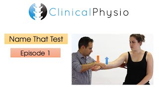 Name That Test  Clinical Physio [upl. by Sylas]