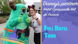 Full tour of partner hotel Campanile Val de France  Disneyland Paris  Magical vacation guide [upl. by Sergu]