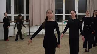 Rehearsal Cherkes Show Part 1 Womens party of ancient dance of Circassian aristocrats [upl. by Mulac]