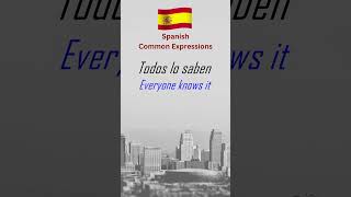 Spanish Common Expressions Part 1 LearnSpanish [upl. by Llirrem]