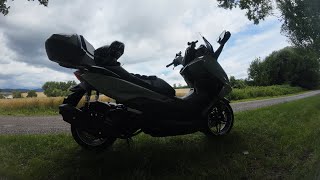 Honda Forza 125🏍 Rozhľadňa Golianovo pri Nitre🇸🇰 🎥 Dji action 4 [upl. by Aitnwahs]