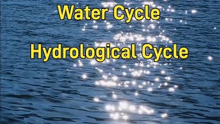 Water Cycle  Hydrological Cycle [upl. by Ormand]