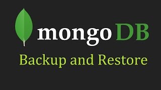 MongoDB Tutorial for Beginners  14  Backup and Restore [upl. by Ahseenal]