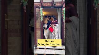 Before amp After Going To Function 🤣 uk mallu couple comedy funny shorts relatable enjoy fun [upl. by Eadrahc]