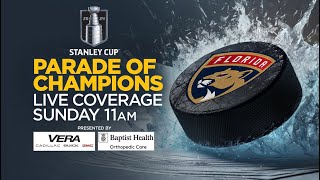 WATCH LIVE Stanley Cup Parade of Champions Sunday at 11 am [upl. by Melac681]