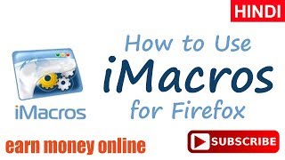 How to Use iMacros for Firefox  Automate Firefox Record and replay repetitive tasks [upl. by Jennifer437]